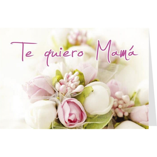 TARJETA TE QUIERO MAMÁ 9X6 image 0