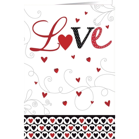 TARJETA LOVE HOLOGRAF.3D 13X19+SOBRE-4MD image 0