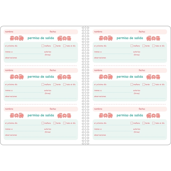 AGENDA ESCOLAR PERPETUA ESPIRAL INFANTA5 image 1