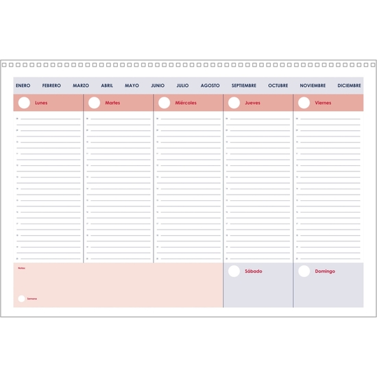 PLANNING SOBREMESA 42X30 - S/V PERPETUO image 1