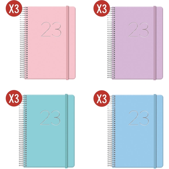 EXPOSITOR 12 AGENDAS 2023 DÍA PÁGINA 4 COLORES 12,5X18  image 1