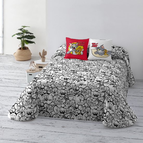 BOUTI 100 GR MODELO TOM AND JERRY BN PARA CAMA DE 90 (190X270CM.) image 0