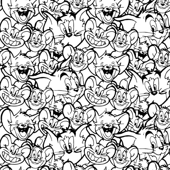 BOUTI 100 GR MODELO TOM AND JERRY BN PARA CAMA DE 90 (190X270CM.) image 2