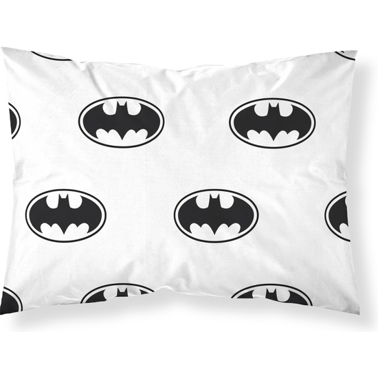 FUNDA DE ALMOHADA 100% ALGODÓN MODELO BATMAN BASIC DE 50X80CM. image 0