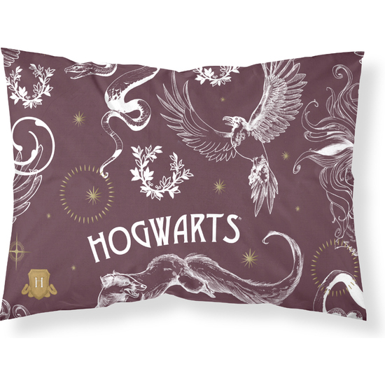 FUNDA DE ALMOHADA 100% ALGODÓN MODELO HPOTTER CREATURES DE 50X80CM. image 0