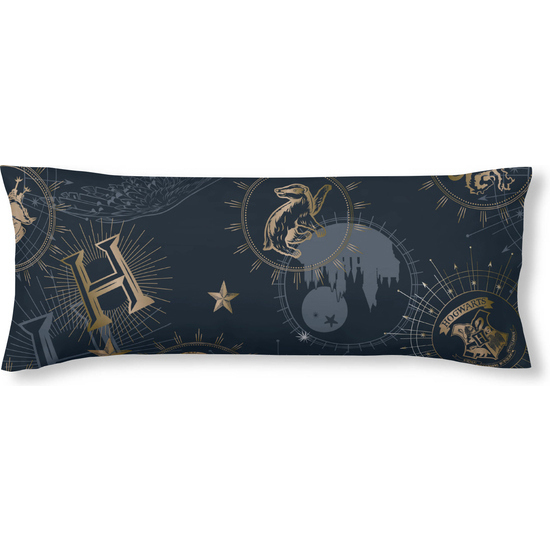 FUNDA DE ALMOHADA 100% ALGODÓN HPOTTER GOLD CAMA DE 90. image 0