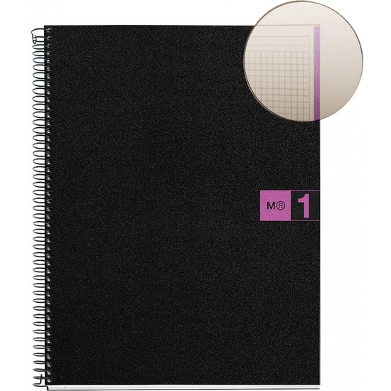 NOTEBOOK1 MRIUS 80H 70GR MICRO B/FUCSIA image 0