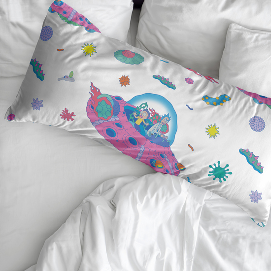 FUNDA DE ALMOHADA 100% ALGODÓN UNIVERSE RICK AND MORTY CAMA DE 90. image 1