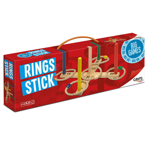 JUEGO RINGS-STICK MADERA CON ANILLAS +5 AÑOS image 0