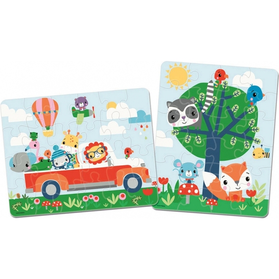 FISHER PRICE PUZZLE DOBLE 24 PIEZAS image 1