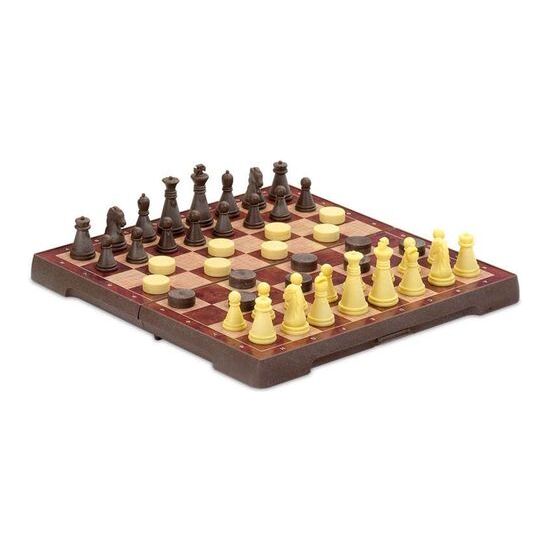 JUEGO AJEDREZ-DAMAS MAGNÉTICO 17X17 image 2