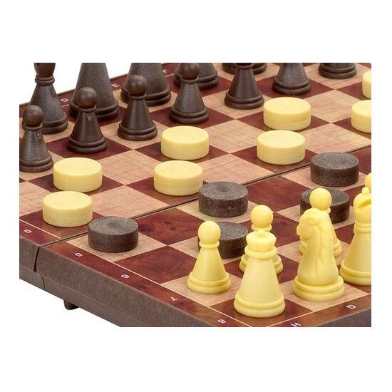 JUEGO AJEDREZ-DAMAS MAGNÉTICO 17X17 image 3