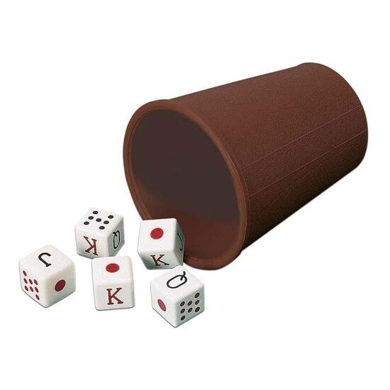 CAJA MADERA MOSAICO CUBILETEDADOS POKER image 2