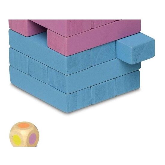 TORRE EQUILIBRIO MADERA PASTEL  image 2