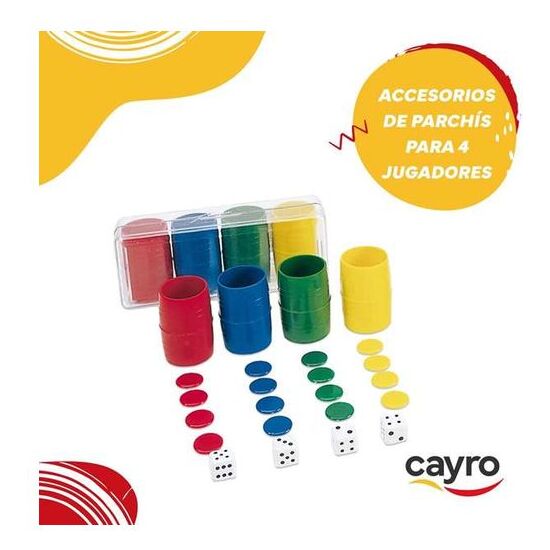 CAJA ACCESORIOS PARCHÍS 4 JUGADORES image 3