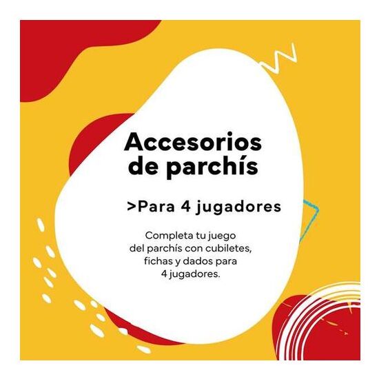 CAJA ACCESORIOS PARCHÍS 4 JUGADORES image 4