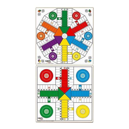 TABLERO PARCHÍS MADERA 4-6 JUGADOR40X40 image 3