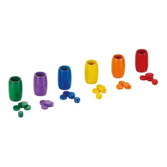 ACCESORIOS PARCHIS 6 JUGADORES DE MADERA image 1