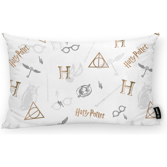 FUNDA DE COJÍN 100% ALGODÓN 30X50CM MODELO DEATHLY HALLOWS D image 0