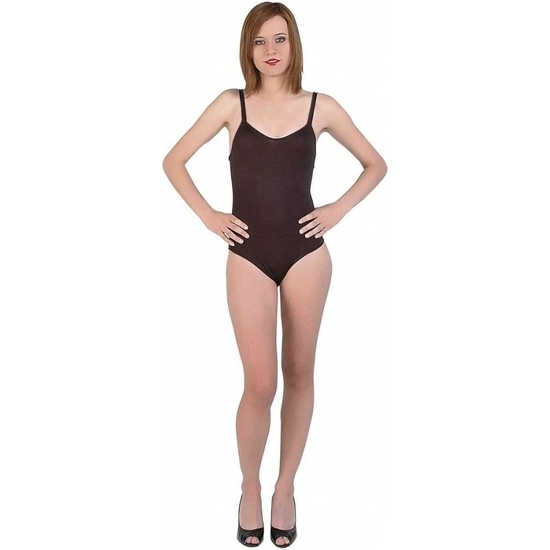 MAILLOT ADULTA NEGRO LICRA image 0