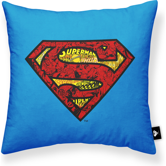 FUNDA DE COJÍN 100% ALGODÓN 45X45CM MODELO SUPERMAN BASIC A image 0