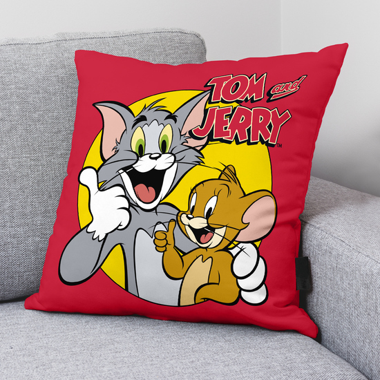 FUNDA DE COJÍN 100% ALGODÓN 45X45CM MODELO TOM & JERRY A image 1