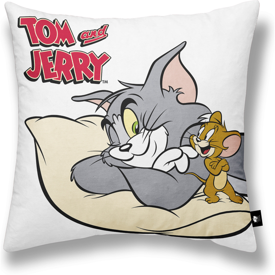 FUNDA DE COJÍN 100% ALGODÓN 45X45CM MODELO TOM & JERRY B image 0