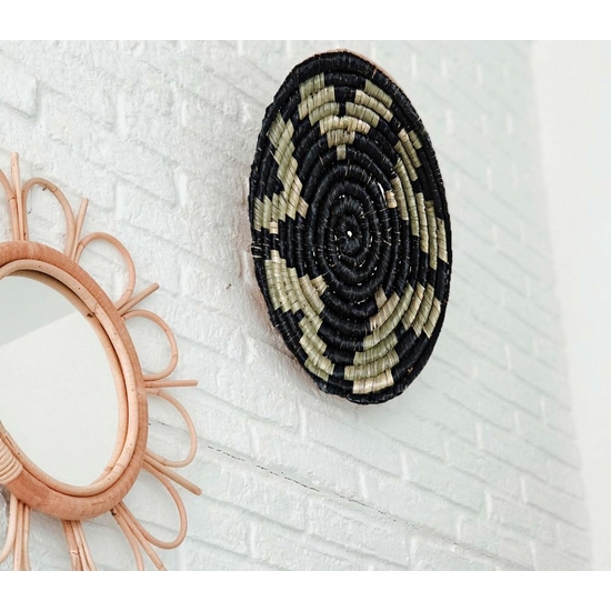 CESTA BAMBÚ DECORATIVA Y PARED 26CM image 3
