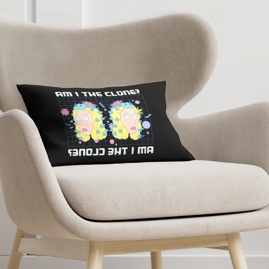 FUNDA DE COJÍN 100% ALGODÓN 30X50CM MODELO RICK AND MORTY D image 1