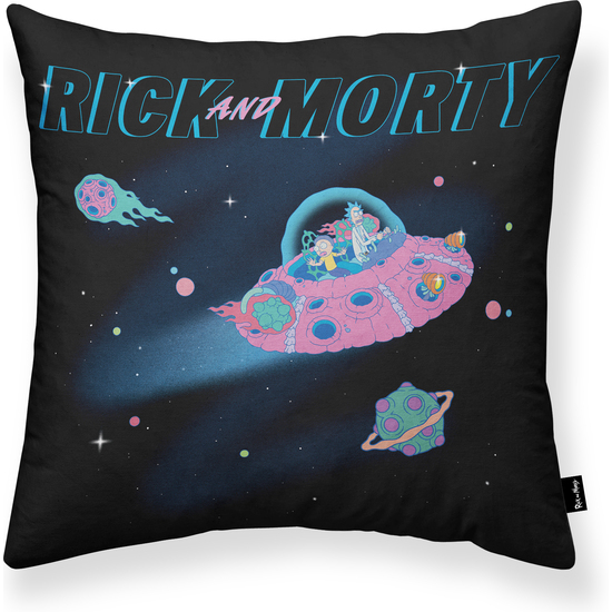 FUNDA DE COJÍN 100% ALGODÓN 45X45CM MODELO RICK AND MORTY B image 0