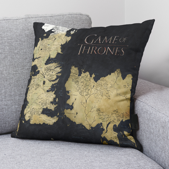 FUNDA DE COJÍN 100% ALGODÓN 45X45CM MODELO GAME OF THRONES B image 1