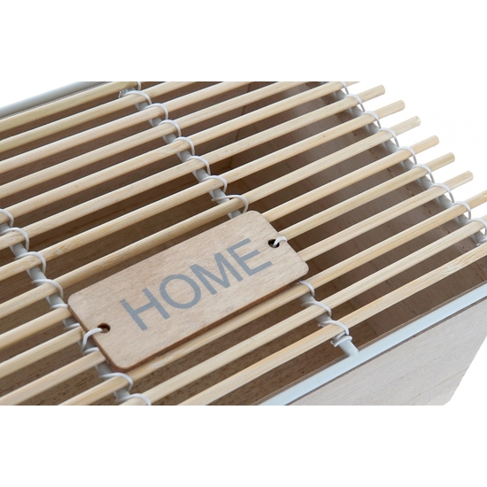 CAJA MADERA Y RATÁN HOME 25X15X9 image 2