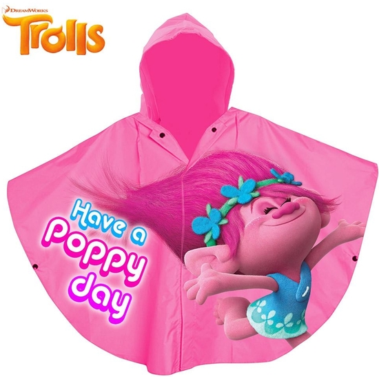 TROLLS CHUBASQUERO PONCHO TALLA ÚNICA image 0