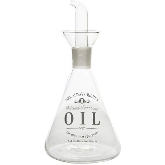 ACEITERA VINTAGE CRISTAL 250 ML - 20X9CM image 0