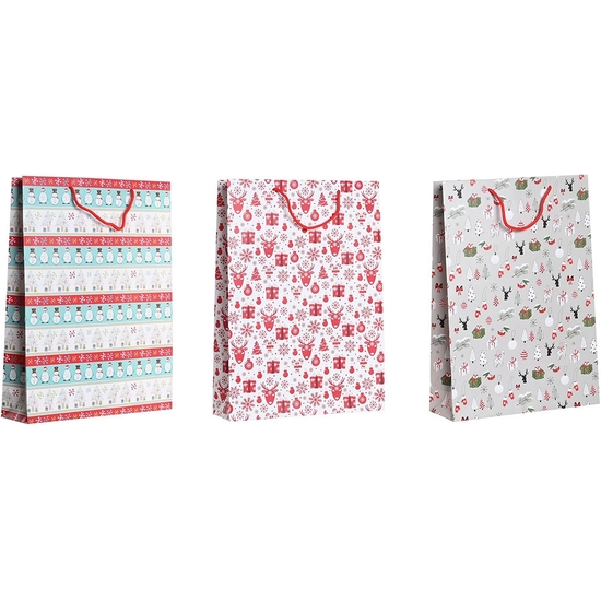 BOLSA PAPEL REGALO NAVIDAD 46X33X10 - 3 MODELOS image 2