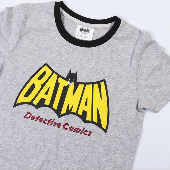 PIJAMA CORTO SINGLE JERSEY PUNTO BATMAN GRAY image 2