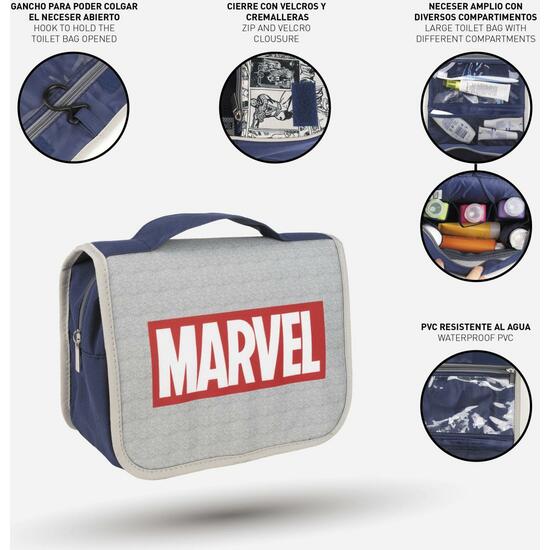 NECESER ASEO VIAJE MARVEL MULTICOLOR image 3