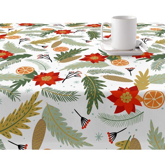 MANTEL RESINADO ANTIMANCHAS MODELO MERRY CHRISTMAS 33 image 1