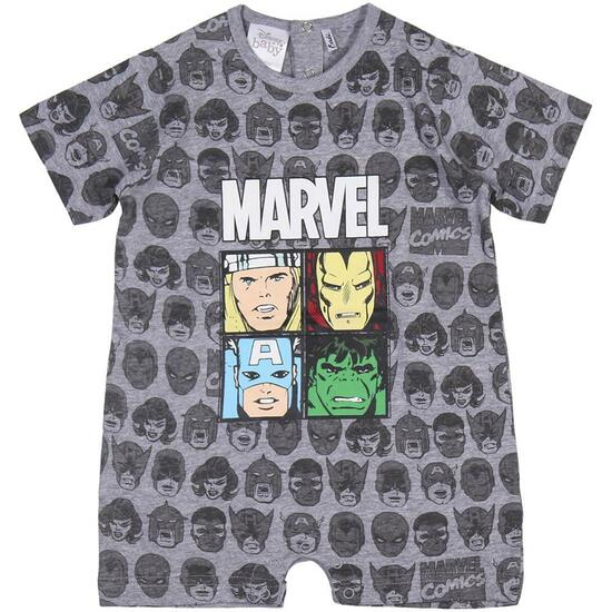 PELELE MANGA CORTA MARVEL GRAY image 0