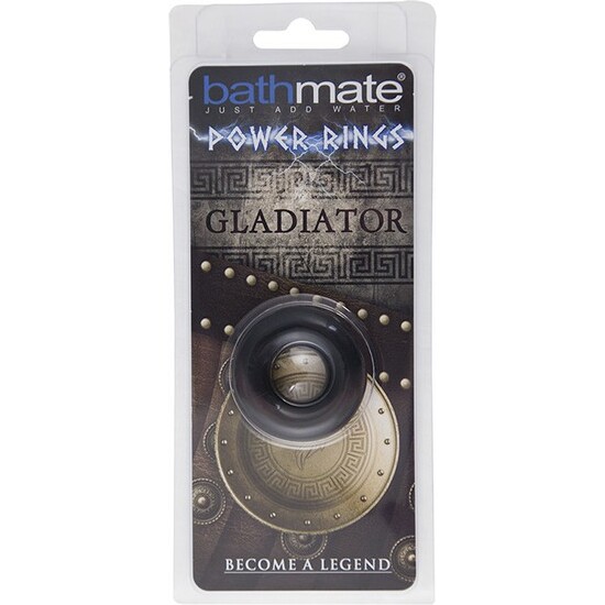 BATHMATE POWER RING GLADIATOR BLACK image 1