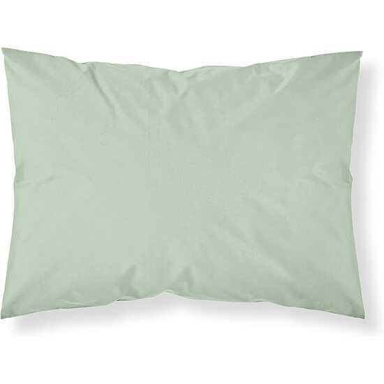 FUNDA DE ALMOHADA 100% ALGODÓN LISO AQUA DE 50X80CM. image 0