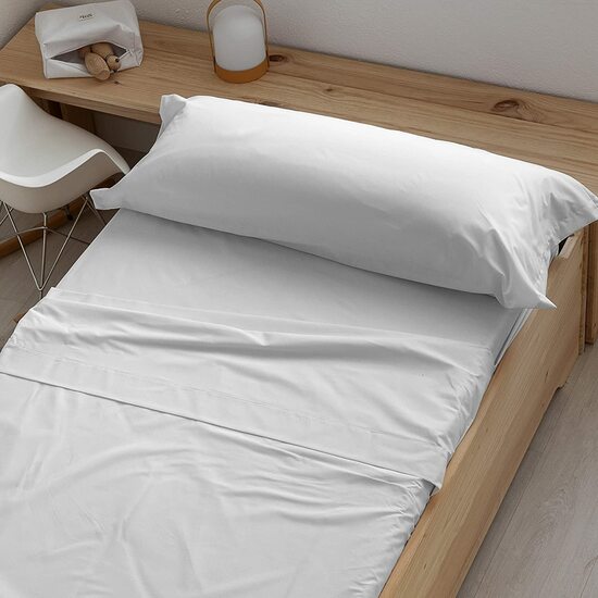 JUEGO DE SABANAS WHITE 100% ALGODÓN PARA CAMA DE 105 image 0
