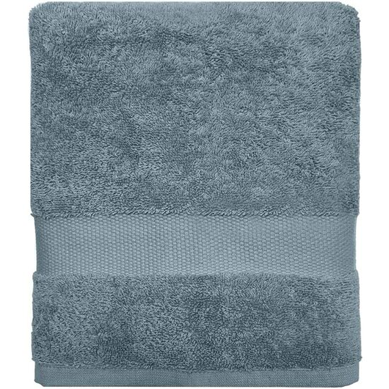 TOALLA 100% ALGODÓN PEINADO 650 GR. DENIM BLUE 70X140 image 0