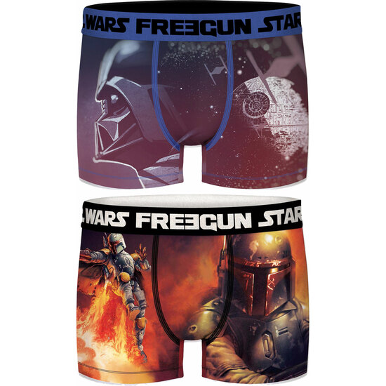 SET 2 BOXERS FREEGUN STAR WARS - MICROFIBRA - 92% POLIÉSTER, 8% ELASTANO image 0