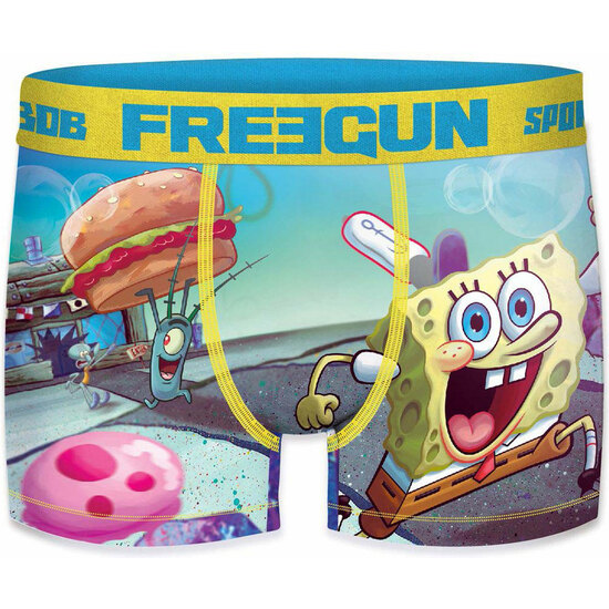 SET 2 BOXERS FREEGUN BOB ESPONJA - MICROFIBRA - 92% POLIÉSTER, 8% ELASTANO image 2