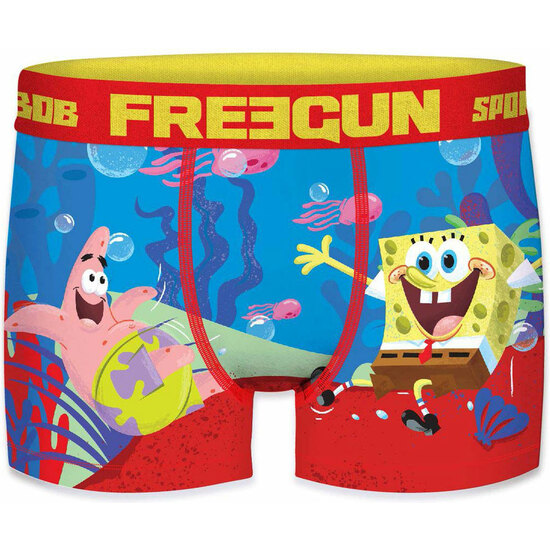 SET 2 BOXERS FREEGUN BOB ESPONJA - MICROFIBRA - 92% POLIÉSTER, 8% ELASTANO image 1