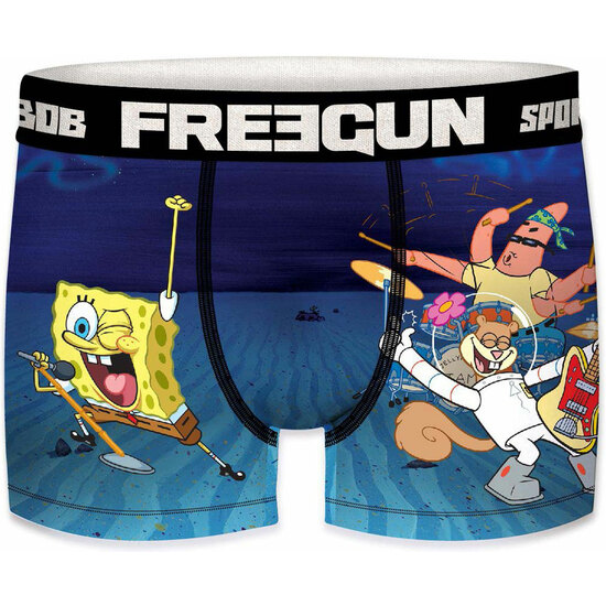 SET 2 BOXERS FREEGUN BOB ESPONJA - MICROFIBRA - 92% POLIÉSTER, 8% ELASTANO image 2