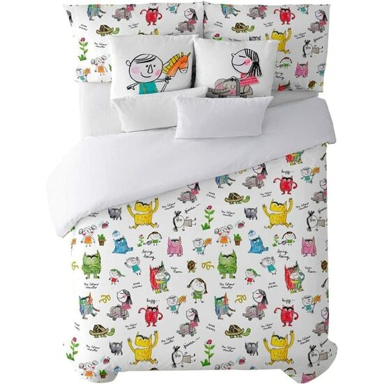 FUNDA NÓRDICA 100% ALGODÓN MODELO NENS PARA CAMA DE 135/140 (220X220 CM) image 0