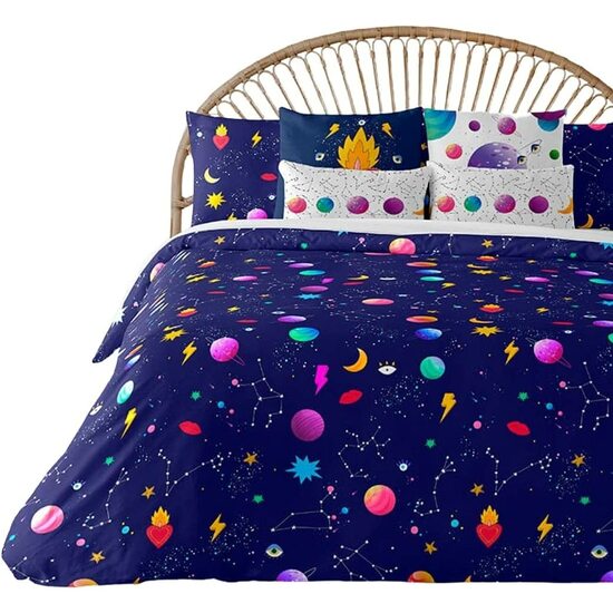FUNDA NÓRDICA 100% ALGODÓN MODELO COSMOS PARA CAMA DE 105 (180X220 CM) image 0