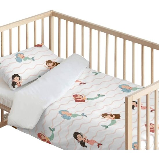 FUNDA NÓRDICA CON ALMOHADA 100% ALGODÓN MODELO MOSI SMALL PARA CUNA DE 70 (115X145 CM) image 0